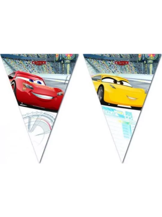 Guirlande de Fanions 230cm Cars 3 Guirlandes