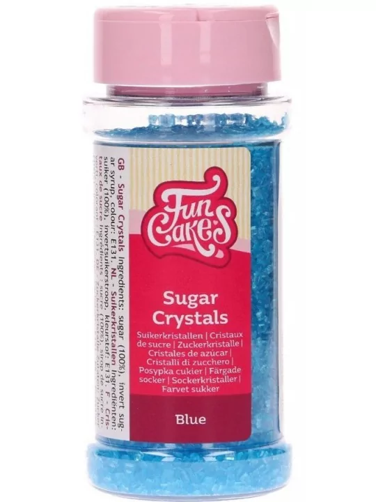 80gr Sucre Coloré Bleu Bébé Cake-Art & Bougies