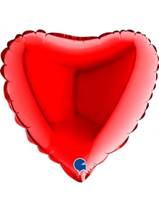 Petit Ballon alu coeur rouge 19cm Ballons alu