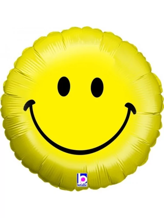 Folienballon Smiley 38cm Folienballons