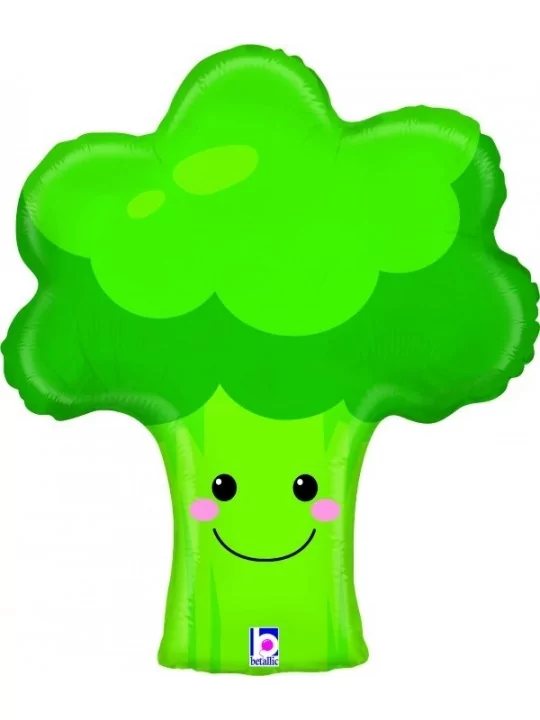 Ballon alu Figurine Brocoli 53x57cm Ballons alu