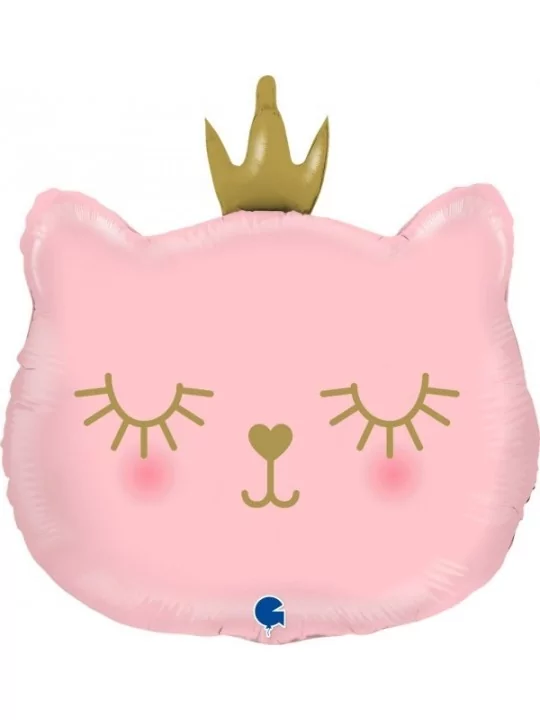 Ballon alu Figurine Chat Princesse 49x52cm Ballons alu