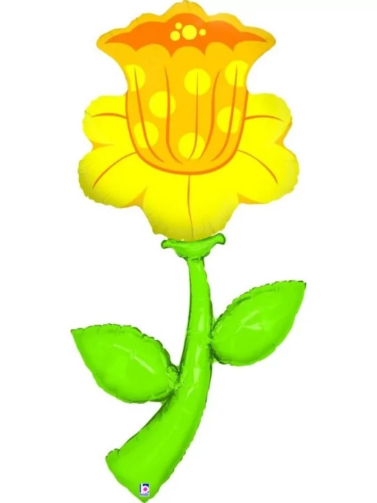 Riesen-Folienballon Daffodil 59x62cm Folienballons