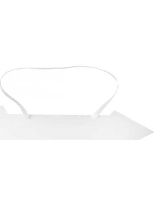 Flèche Signalétique 43cm Blanc Déco Salle