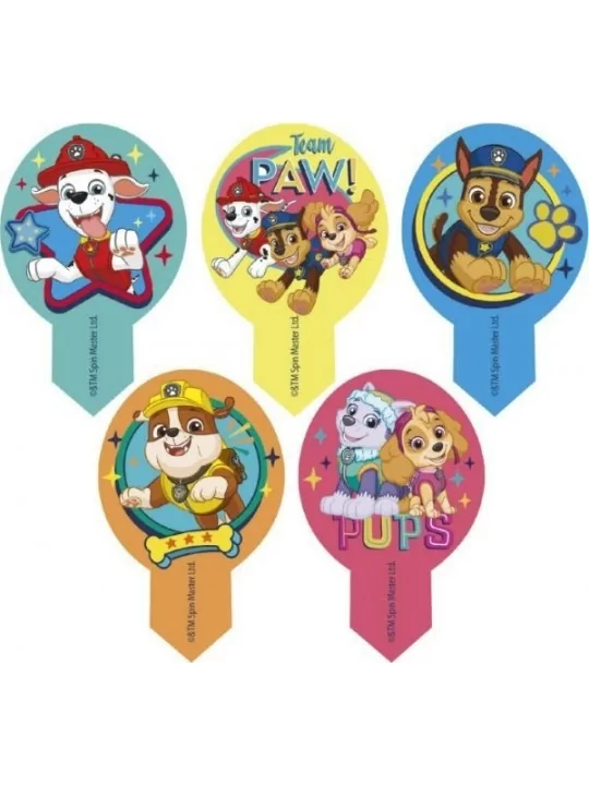 20 Mini-Discs 6 cm Paw Patrol Kuchenkunst & Kerzen