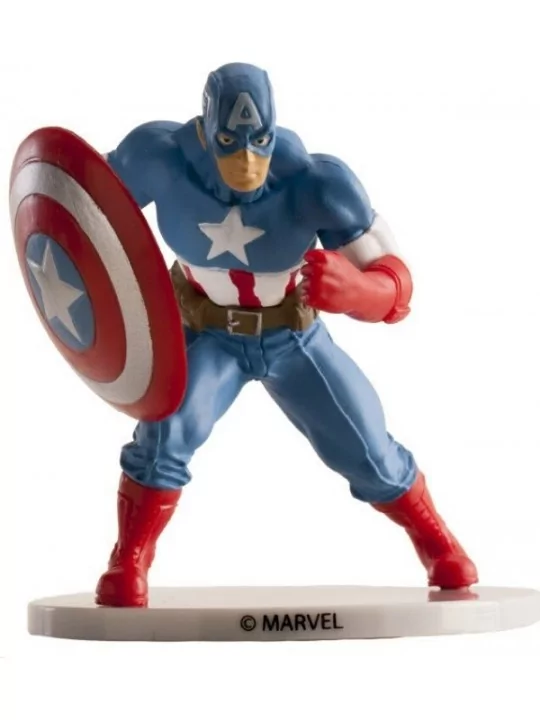 Captain America 85-mm-Basisfigur Tischdeko & Kerzen