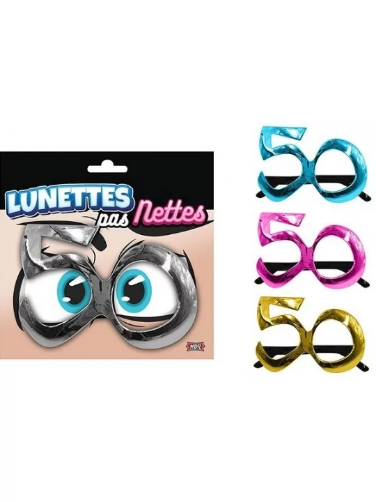 Lunettes métalliques 50 Ans Articles de fêtes