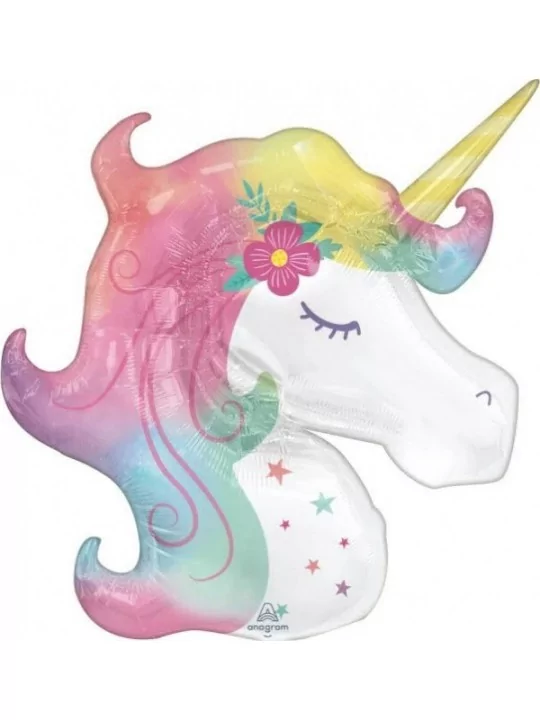 Ballon alu Figurine Belle Licorne 83cm Ballons alu