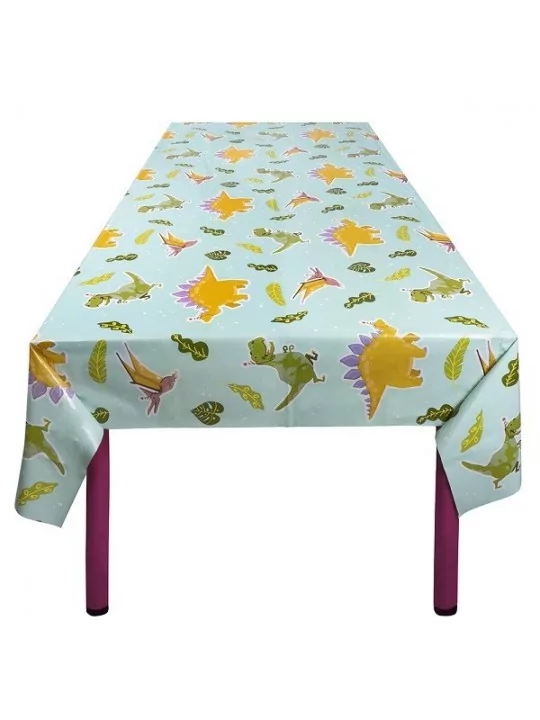 Tischdecke PE Dino party 130x180cm Gedeckter Tisch