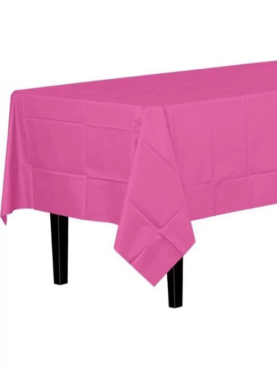 Tischdecke Vliesstoff 120x240cm fuchsia Gedeckter Tisch