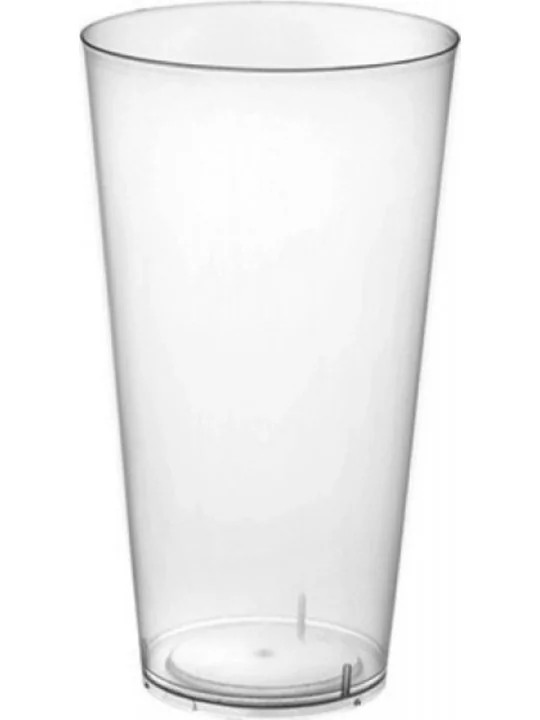 20 Grosse Becher transparent 48cl Geschirr und Servietten