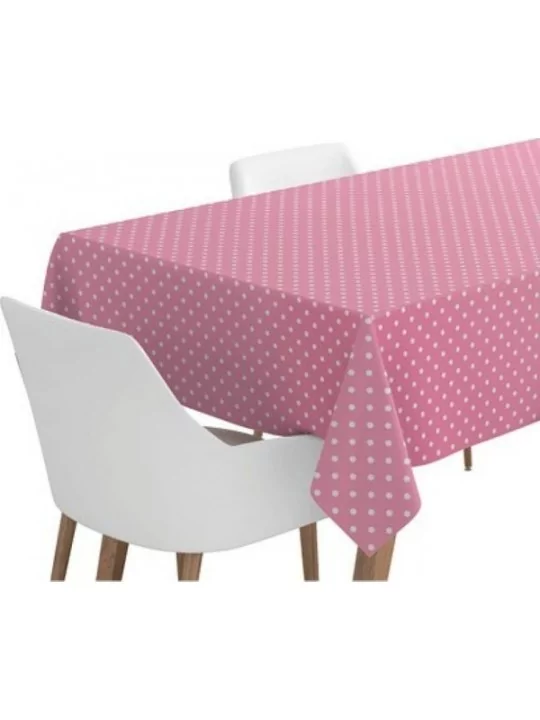 5m Nappe en rouleau papier 120cm Dots rose bébé Art de la table