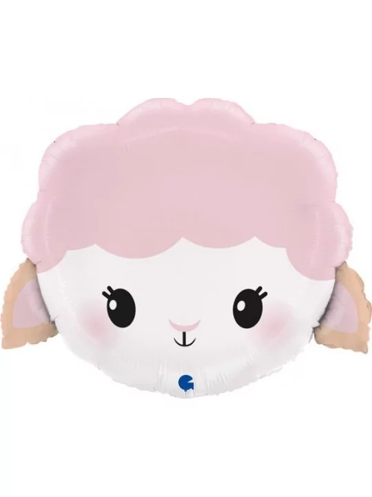 Figurenballon Cute Sheep 48cm Folienballons