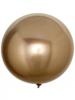 Bubble Ballon Ø60cm gold Blasen, Luftballons und Clearz