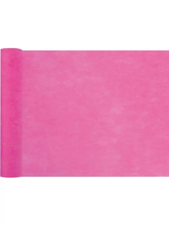 25m Chemin de table intissé 30cm Fuchsia Art de la table