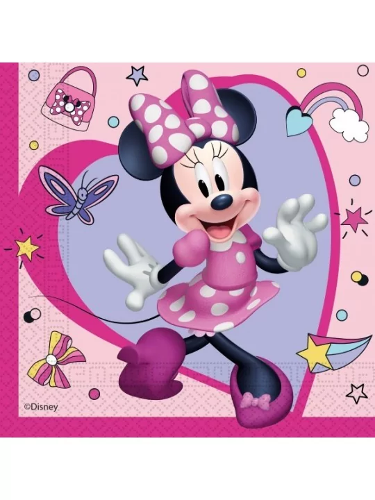 20 Servietten 33cm Minnie Junior Geschirr und Servietten