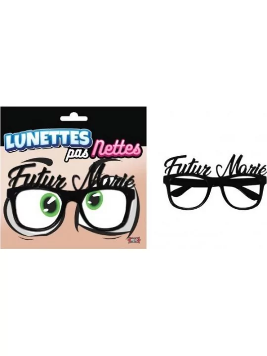 Lunettes -Future Marié- noir Articles de fêtes