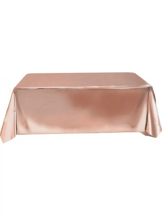 Tischdecke gold/rosa metallic 138x274cm Accessories supplier Gedeckter Tisch