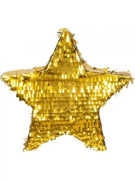 Piñata Stern gold 44cm Festartikel