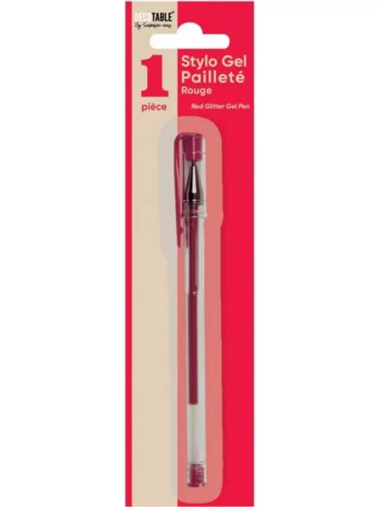 Stylo Paillete Rouge Gonfleurs & Accessoires