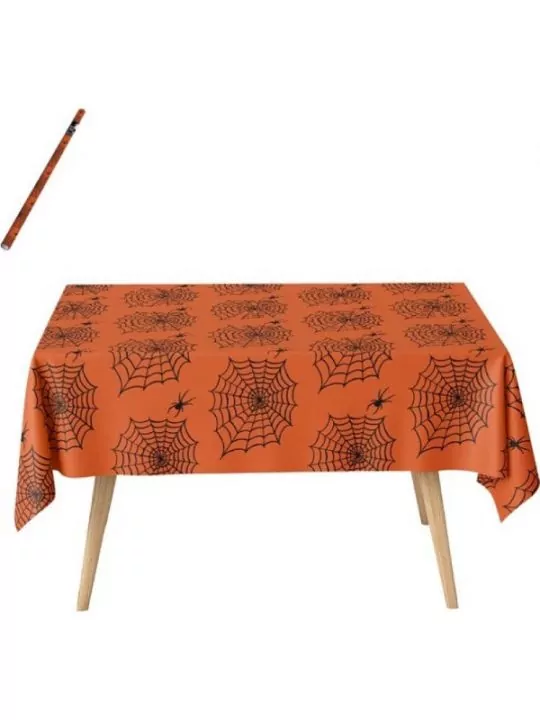 Nappe non-tissée 1.2x5m orange Toile d'Araignée Gobelets & Assiettes