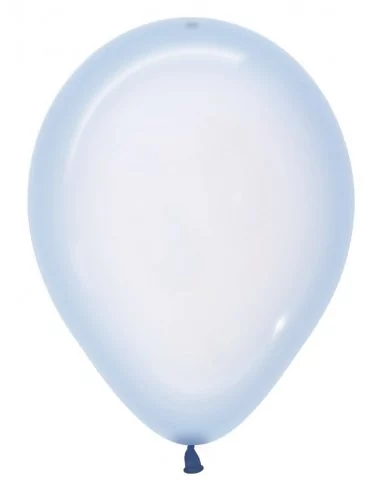 50 Ballons Sempertex Ø 30cm Crystal Pastel blau 30-cm-Ballons – Standard