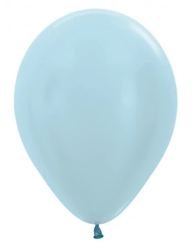 50 Ballons Sempertex Ø 30cm Satin blau Latex Ballons