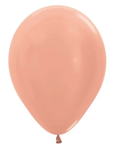 50 Ballons Sempertex Ø 30cm métallisé rose gold Ballons latex