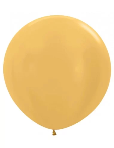 10 Ballons Sempertex Ø 90cm Metallic Gold Latex Ballons