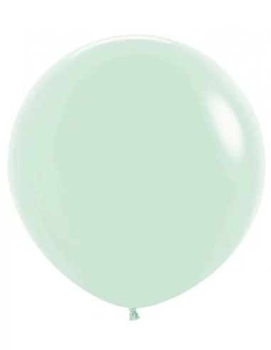 10 Ballons Sempertex Ø 90cm Pastel Matte Grün Latex Ballons