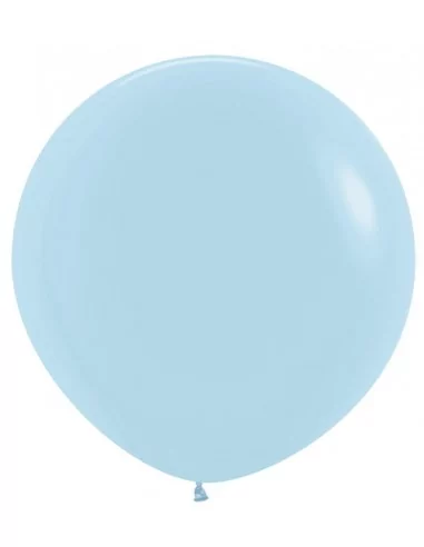 10 Ballons Sempertex Ø 90cm Pastel Matte blau Latex Ballons