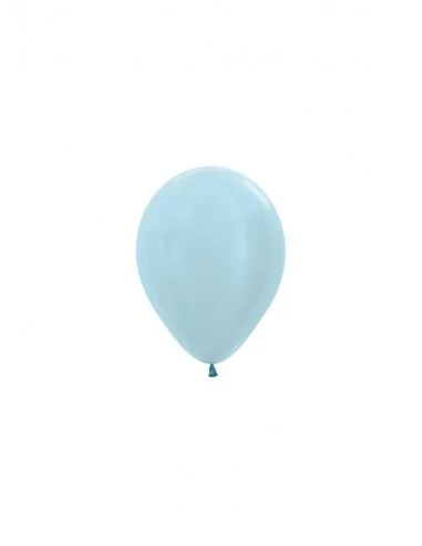 50 Ballons Sempertex Ø 13cm Satin blau Mini-Luftballons 13cm