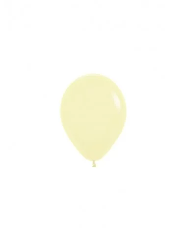 50 Ballons Sempertex Ø 13cm Pastel Gelb Mini-Luftballons 13cm