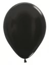 12-580/12 - 12 Ballons Sempertex Ø 30cm metallisiert Schwarz