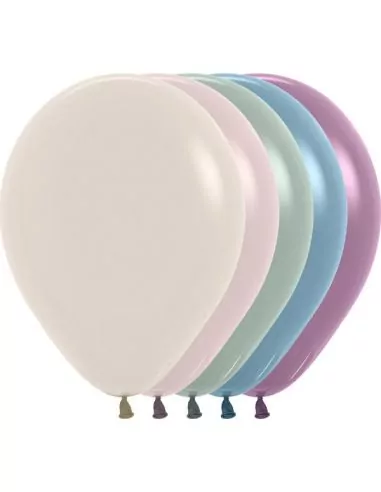 12 Sempertex Luftballons Ø 30cm Pastell Dusk sort. 30-cm-Ballons – Standard