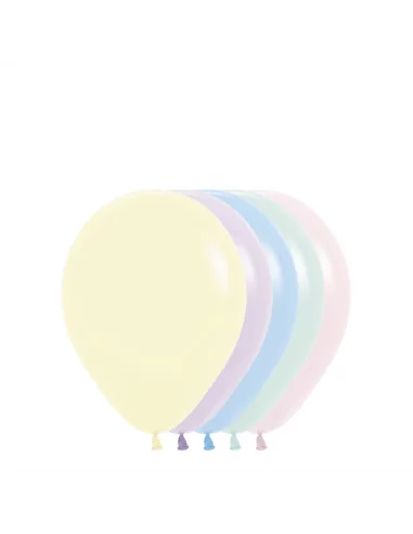 50 Ballons Sempertex Ø 23cm Pastel Matte ass. Ballons latex