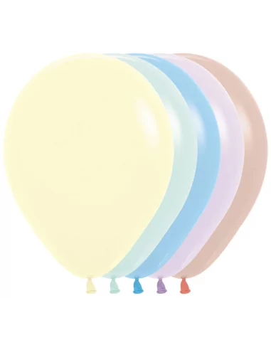 50 Ballons Sempertex Ø 30cm Pastel Matte II Kit de Ballons