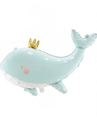 Ballon alu figurine Baleine 93x60cm bleu Ballons alu