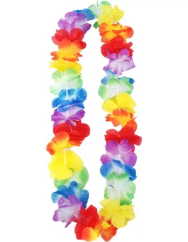 Collier de Fleurs Hawaïen de Luxe coloris Articles de fêtes