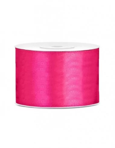 25m Ruban de satin 50mm fuchsia Déco Salle