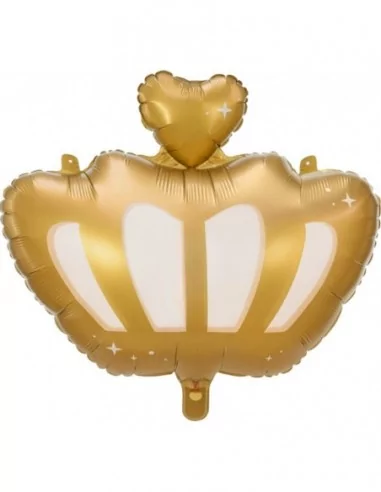 Ballon alu figurine Couronne 52x42cm mélange Ballons alu