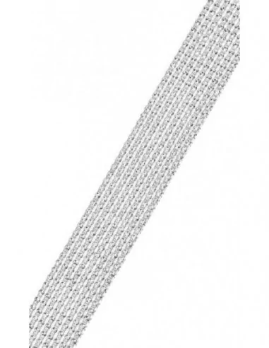 9m Strassband silber 4cm Bänder und Schleifen