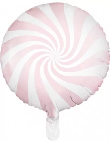 Alu-Ballon Bonbon 35cm hellrosa Folienballons