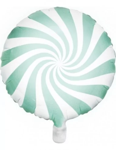 Alu-Ballon Bonbon 35cm mint. Folienballons