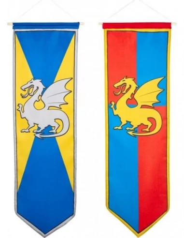 Etendard Knights & Dragons 2 ass. 100 x 30cm Déco Salle