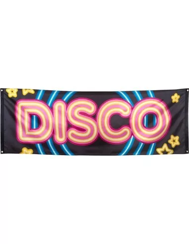 Bannière polyester -DISCO- 74x220cm Déco Salle