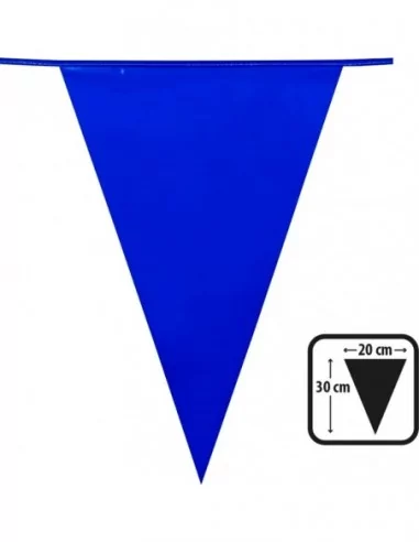 B74755 - Wimpelgirlande blau 10m