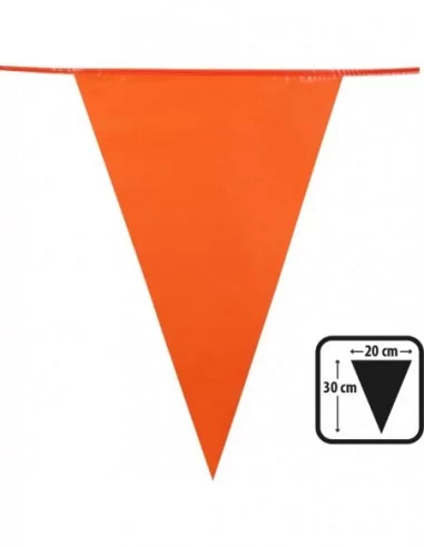 B74756 - Wimpelgirlande orange 10m