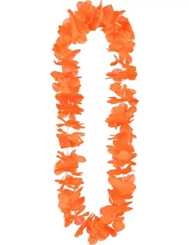 Blumenkette Ohana orange Festartikel