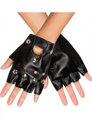 Gants poignet Biker Déguisements